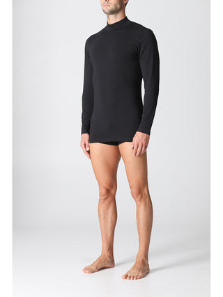 Maglietta lupetto in caldo cotone elasticizzato Alpina