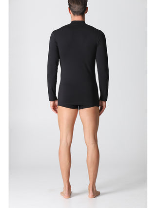 Maglietta lupetto in caldo cotone elasticizzato Alpina