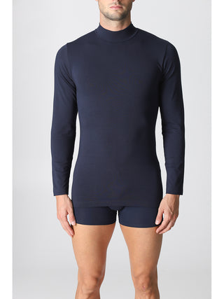 Maglietta lupetto in caldo cotone elasticizzato Alpina