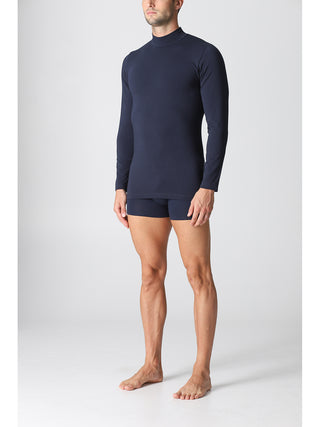 Maglietta lupetto in caldo cotone elasticizzato Alpina