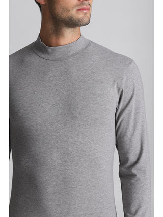 Maglietta lupetto in caldo cotone elasticizzato Alpina