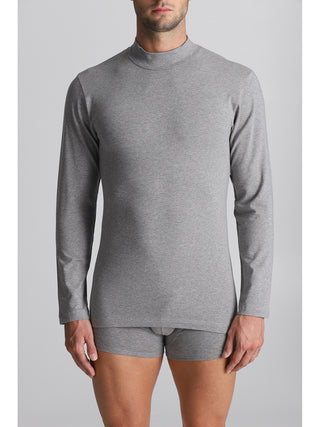 Maglietta lupetto in caldo cotone elasticizzato Alpina