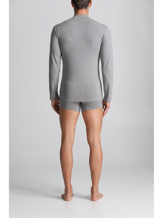 Maglietta lupetto in caldo cotone elasticizzato Alpina