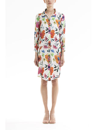 Camicione in 100% cotone naturale Fiore Alpina