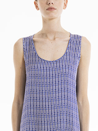 Abito lungo spallina larga Perline Alpina