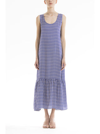 Abito lungo spallina larga Perline Alpina