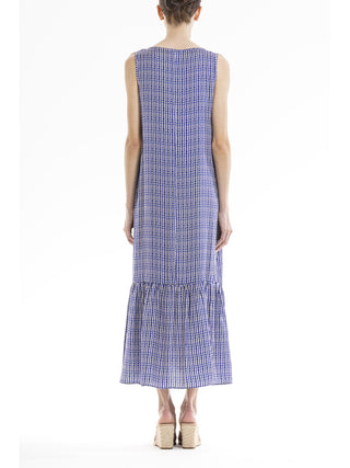 Abito lungo spallina larga Perline Alpina