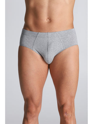 Slip Bi-Pack in cotone elasticizzato Grigio Alpina