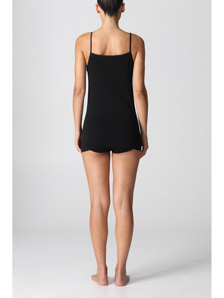 Canotta top in lana e cotone Alpina