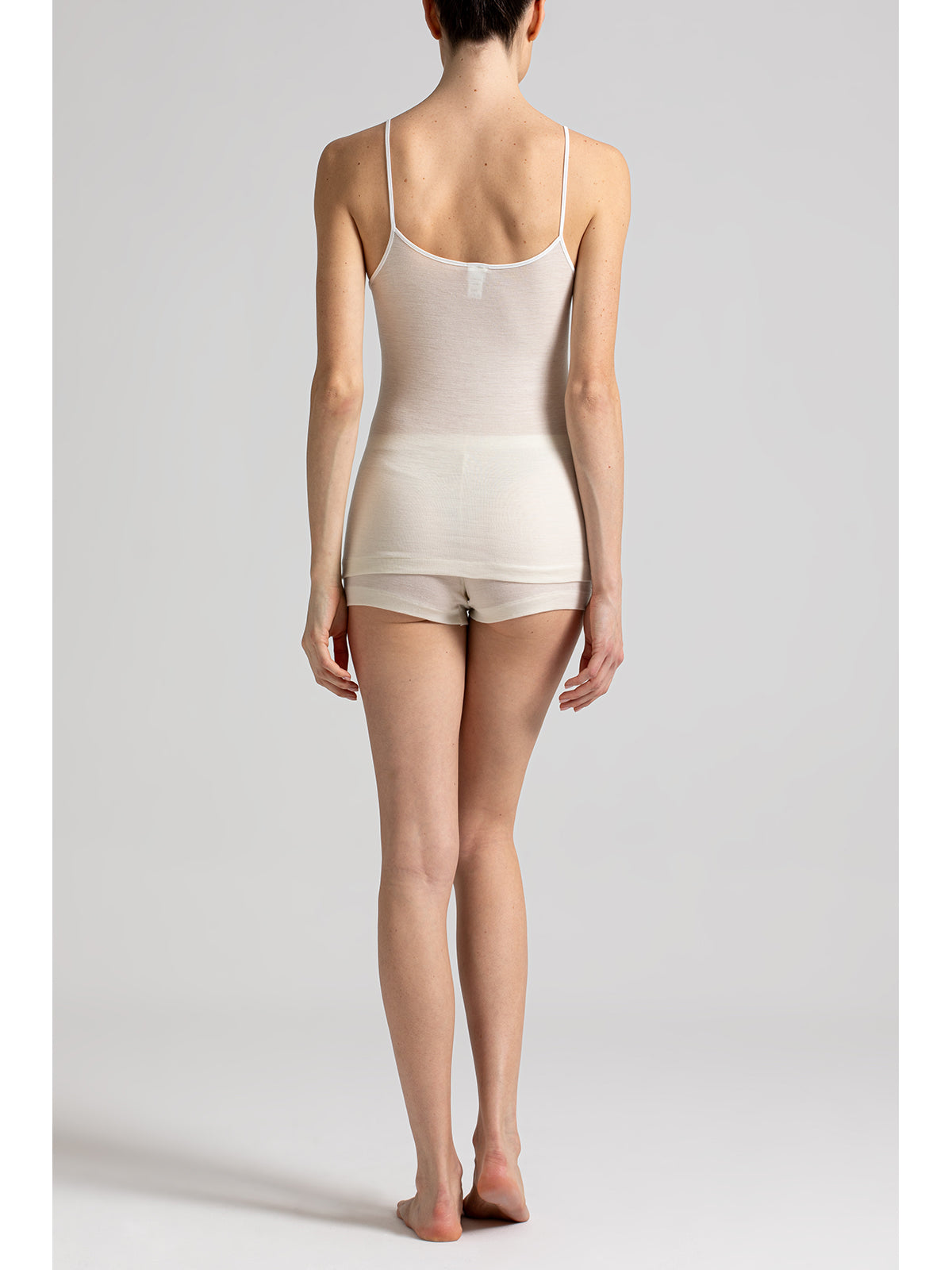 Top in pregiata lana e seta