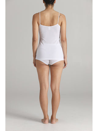 Pregiata canotta donna spallina a top in filoscozia certificato®