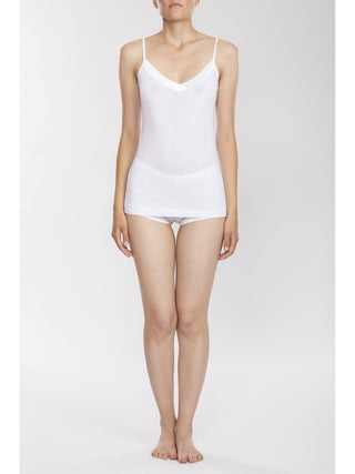 Canotta top in pregiato filoscozia certificato® Bianco Alpina