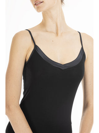 Canotta top in pregiato filoscozia certificato® Nero Alpina