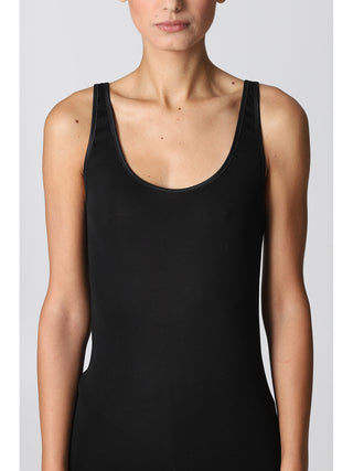 Canotta spallina stretta in puro cotone filoscozia certificato Alpina