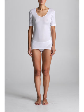 Maglietta in puro cotone filoscozia certificato Alpina