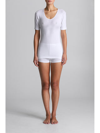 Maglietta mezza manica in puro cotone Alpina