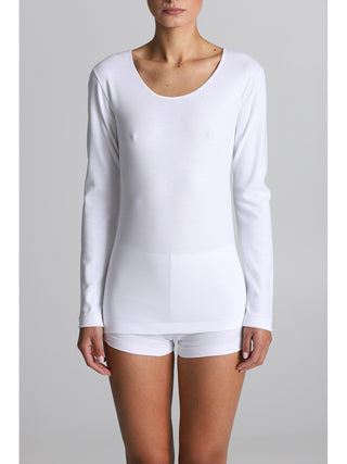 Maglietta manica lunga in caldo cotone Alpina