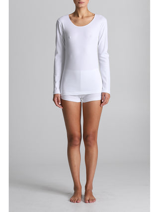 Maglietta manica lunga in caldo cotone Alpina