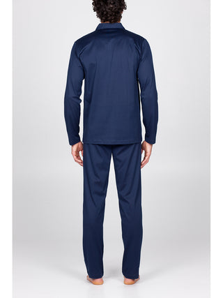 Pigiama Aperto In Pregiato Jersey Di Cotone Mercerizzato