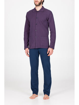 Pigiama in morbido interlock di puro cotone Alpina