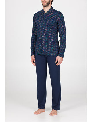 Pigiama in morbido interlock di puro cotone Alpina