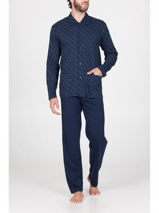 Pigiama in morbido interlock di puro cotone Alpina