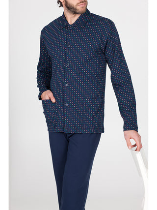 Pigiama in morbido interlock di puro cotone Alpina