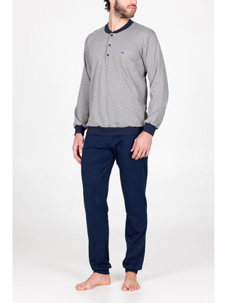 Pigiama in morbido interlock di puro cotone Alpina