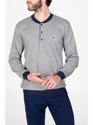 Pigiama in morbido interlock di puro cotone Alpina