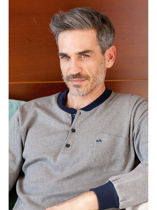 Pigiama in morbido interlock di puro cotone Alpina