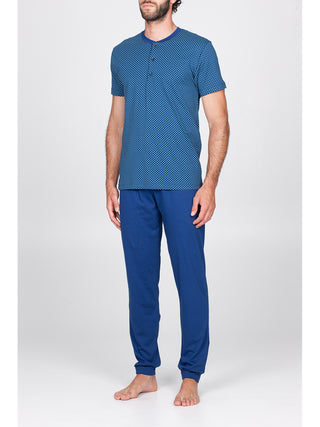 Pigiama tris con bordi tuta in traspirante jersey Alpina