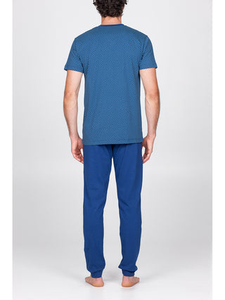 Pigiama tris con bordi tuta in traspirante jersey Alpina