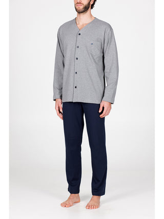 Pigiama in morbido interlock di puro cotone Alpina