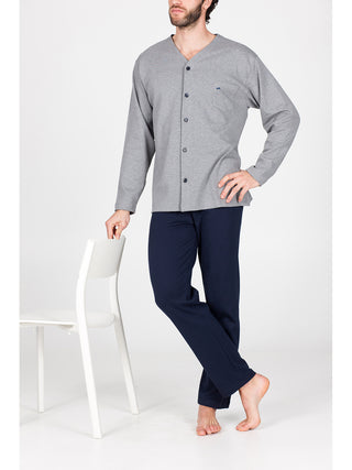 Pigiama in morbido interlock di puro cotone Alpina