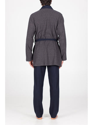 Giacca da camera in jacquard di cotone Alpina