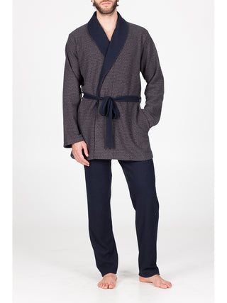 Giacca da camera in jacquard di cotone Alpina