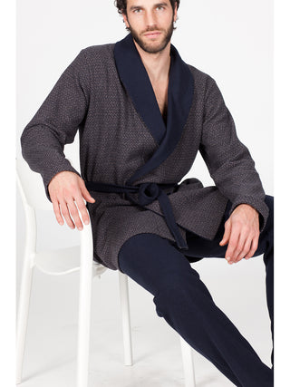 Giacca da camera in jacquard di cotone Alpina