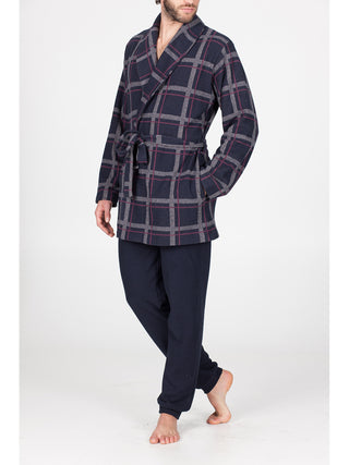 Giacca da camera in jacquard di cotone Alpina