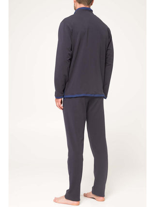 Tuta zip aperta pantalone con coulisse e tasche Alpina