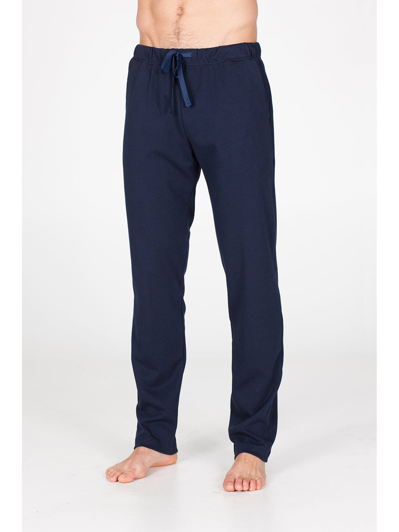 Pantalone in interlock di puro cotone