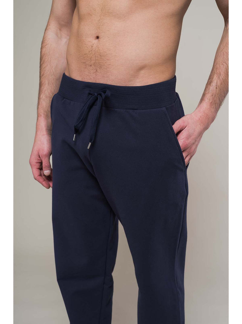 Pantalone tuta in cotone elasticizzato
