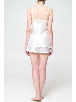 Pigiama corto top in lucente raso Alpina