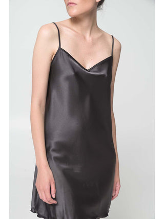 Sottoveste top in lucente raso Alpina