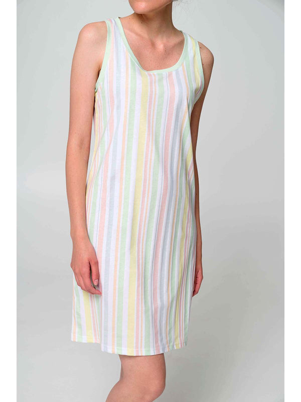 Camicia da notte in fresco jersey 100% cotone