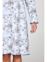Camicia da notte in interlock di puro cotone