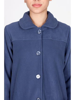 Vestaglia abbottonata in caldo pile Alpina