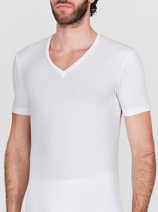 Maglietta in cotone organico elasticizzato Alpina