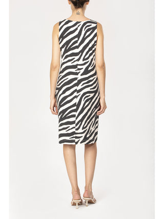 Abito con spallina larga in pratica viscosa elasticizzata Alpina