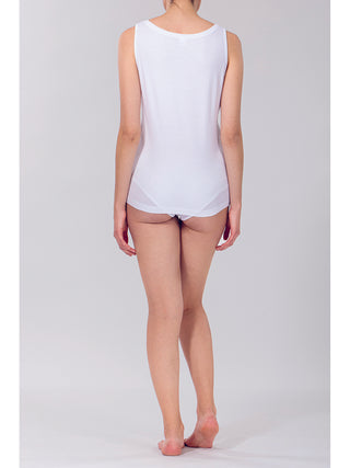 Canotta con spallina stretta in organic cotton Alpina