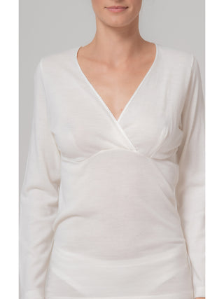 Maglietta in lana e cotone Alpina